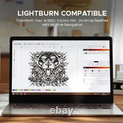 Graveur Laser CO2 100W 20x28, avec Pompe à Eau d'Assistance à Air à 4 Voies Utilisée