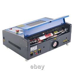 Graveur Laser Co2 40w 8x12 Rotary Axis Comp Gravure Bed With Red Dot Pointer