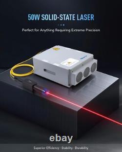 Graveur Laser à Fibres d'Occasion 50W 7.9x7.9 pour Métal Acier Or Bijoux