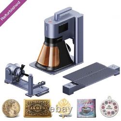 Graveur-découpeur laser à fibre LaserPecker LP5 20 W reconditionné avec kit rotatif