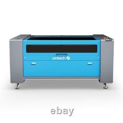 Graveur et découpeur laser CO2 130W d'occasion 35x55 avec autofocus, autolift et assistance à air.