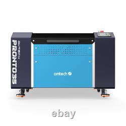 Graveur et découpeur laser CO2 OMTech Pronto 35 60W 20x28 avec refroidisseur d'eau 1000m/s