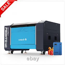 Graveur et découpeur laser CO2 OMTech Pronto 40 90W 24 x 35 avec refroidisseur CW-5202, d’occasion