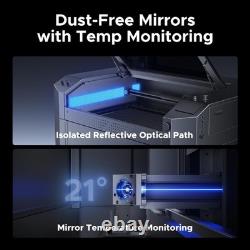 Graveur et découpeur laser CO2 à boîtier OMTech Pro Quantum RF, vitesse maximale de 4200 mm/s, d’occasion