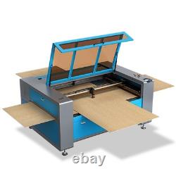 Graveur et découpeur laser CO2 d'occasion 130W 35x55 avec mise au point automatique, élévation automatique et assistance à l'air