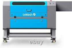 Graveur-laser CO2 OMTech amélioré 100 W 28 x 20, machine de gravure et de découpe - d’occasion