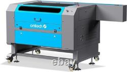 Graveur-laser CO2 OMTech amélioré 100 W 28 x 20, machine de gravure et de découpe - d’occasion