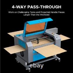 Graveur-laser CO2 OMTech amélioré 100 W 28 x 20, machine de gravure et de découpe - d’occasion