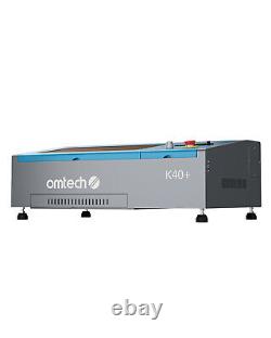Graveur laser CO2 d'occasion de 40W avec lit de 8 x 12 pouces K40 pour bureau à domicile DIY
