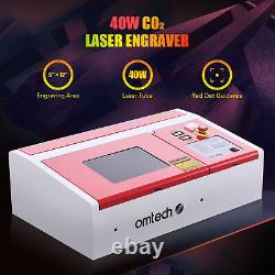 Graveur laser CO2 d'occasion de 40 W avec machine de gravure laser de bureau 8x12 K40