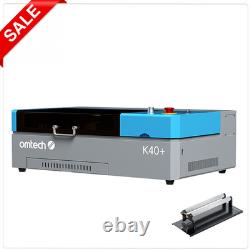 Graveur laser CO2 de bureau OMTech 45W K40+ avec une zone de travail de 8x12 et détachable