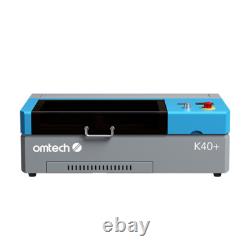 Graveur laser CO2 de bureau OMTech 45W K40+ avec une zone de travail de 8x12 et détachable