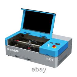 Graveur laser CO2 de bureau OMTech 45W K40+ avec une zone de travail de 8x12 et détachable
