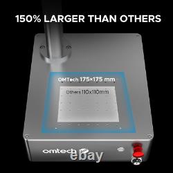 Graveur laser à fibre MOPA 60W 5.9x5.9 d'occasion pour marquage de couleur sur métal