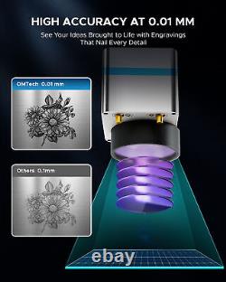 Graveur laser à fibre OMTech 30W MOPA pour marquage, gravure et découpe de couleur sur métal