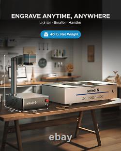 Graveur laser à fibre OMTech 30W MOPA pour marquage, gravure et découpe de couleur sur métal