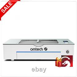 Graveur laser polaire OMTech 55W 12x20 avec mise au point automatique, Lightburn et axes rotatifs