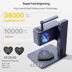 Graveur laser portable LaserPecker LP2 reconditionné avec rouleau rotatif – 600 mm/s