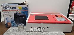 Machine à graver Omtech 40W CO2 avec refroidisseur d'eau