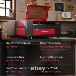Machine de Gravure et Découpe OMTech 80W 24×36 pouces à Laser CO2