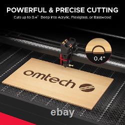 Machine de Gravure et Découpe OMTech 80W 24×36 pouces à Laser CO2