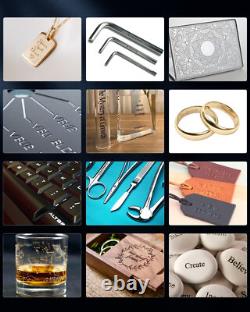 Machine de Marquage Métallique Couleur OMTech Laser à Fibres JPT MOPA 20W 175x175 mm