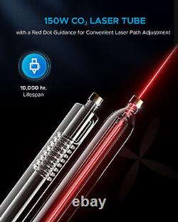 Machine de découpe et de gravure laser CO2 OMTech Pro 150W 34x55 avec refroidisseur d'eau