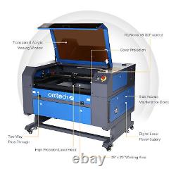 Machine de découpe et de gravure laser CO2 Omtech 60W 28x20 pouces Ruida avec Lightburn