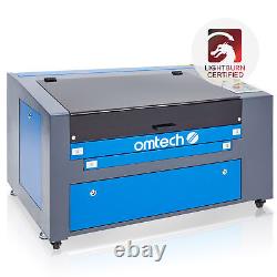 Machine de découpe et de gravure laser CO2 d'occasion de 60W avec une surface de travail de 24x16 pouces.