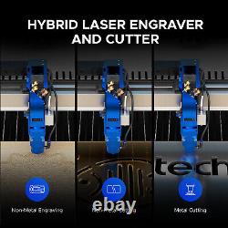 Machine de découpe et de gravure laser hybride OMTech Pro 3655 de 150W d'occasion