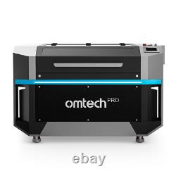 Machine de découpe et gravure au laser CO2 130W d'occasion 34x55 avec refroidisseur d'eau