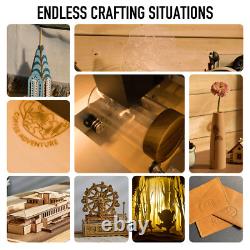 Machine de découpe et gravure au laser CO2 Polar 50W 12×20 d'occasion avec axe rotatif