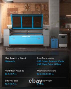Machine de découpe et gravure au laser CO2 d'occasion AF4063-150 150W avec lit de 40x63