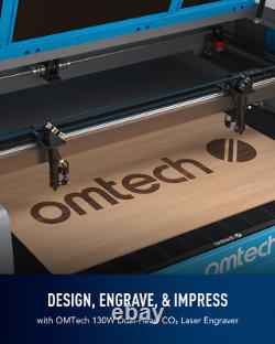 Machine de découpe et gravure au laser CO2 de 130W d'occasion 35x50