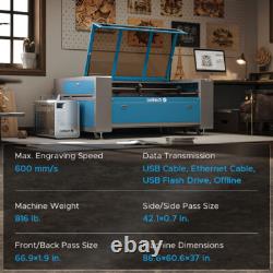 Machine de gravure et de découpe au laser CO2 OMTech 150W 40x63 avec mise au point automatique