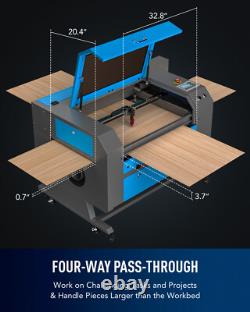 Machine de gravure et de découpe au laser CO2 OMTech 90W 20x28 avec refroidisseur CW-5200