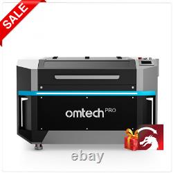 Machine de gravure et de découpe au laser CO2 OMTech Pro 2440 100W avec refroidisseur d'eau Lightburn