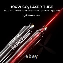 Machine de gravure et de découpe au laser CO2 OMTech Pro 2440 100W avec refroidisseur d'eau Lightburn