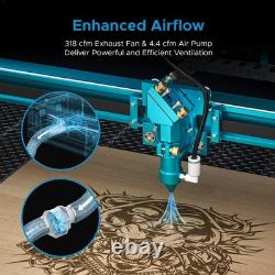 Machine de gravure et de découpe au laser CO2 OMTech avec autofocus 90W Pronto 35