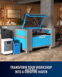 Machine de gravure et de découpe au laser CO2 d'occasion de 100W, 24x40 pouces