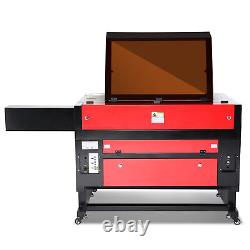 Machine de gravure et de découpe au laser CO2 d'occasion de 28x20 cm et 100W, avec le contrôleur Ruida.