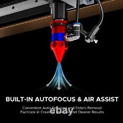 Machine de gravure et de découpe laser CO2 AF2028-80 90 W d’occasion avec autofocus et plateau 20 x 28<br/>
  