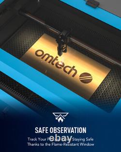 Machine de gravure et de découpe laser CO2 OMTech 90W 20x28			 	<br/> 