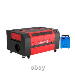Machine de gravure et de découpe laser CO2 OMTech ZF2028-60 de 60W 20x28 avec refroidisseur à eau