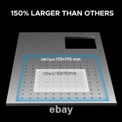 Machine de gravure et de marquage au laser à fibre 20W d'occasion compatible avec LightBurn