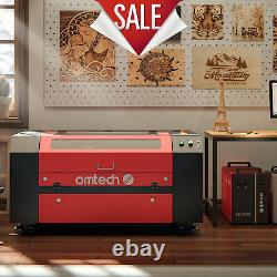 Machine de gravure laser CO2 OMTech 20x28 60W avec refroidisseur d'eau CW-5000