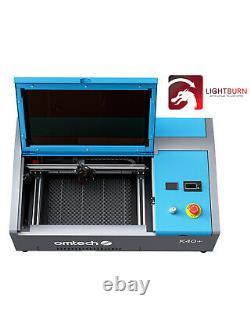 Machine de gravure laser CO2 OMTech K40 40W Laser Engraver 8x12 avec LightBurn