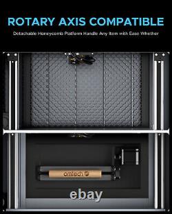 Machine de gravure laser CO2 d'occasion de 40 W K40+ compatible avec l'axe rotatif de 8x12 pouces