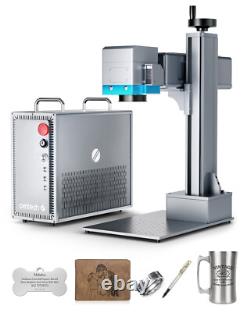 Machine de marquage à fibre optique divisée 50 W pour gravure sur aluminium, or, acier, argent, d’occasion