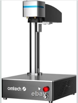 Machine de marquage au laser à fibre Galbo 30W avec Lightburn et axe rotatif ±0,01 mm